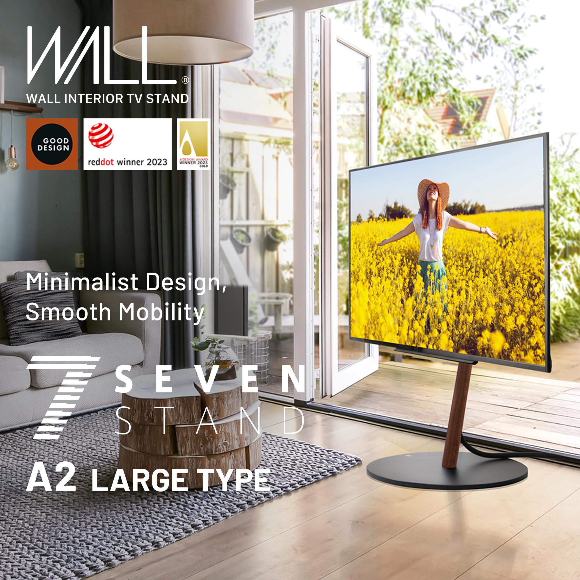 WALL INTERIA TV STAND A2 LARGE （キャスター） Amazon.com: WALL Seven Stand A2 Large Type | Minimalist